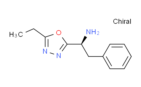 CAS No. 1351397-93-7, (S)-1-(5-Ethyl-1,3,4-oxadiazol-2-yl)-2-phenylethanamine