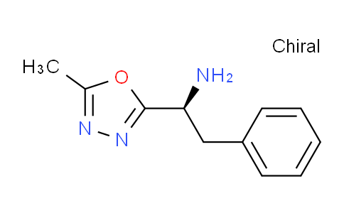 CAS No. 1351397-87-9, (S)-1-(5-Methyl-1,3,4-oxadiazol-2-yl)-2-phenylethanamine