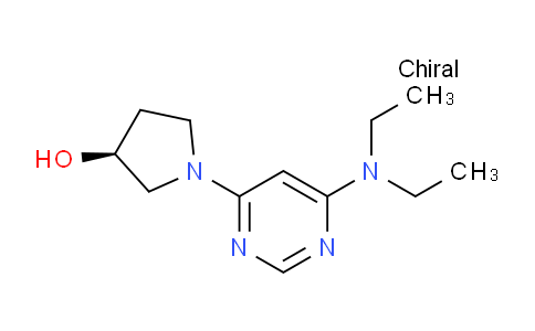 CAS No. 1354006-66-8, (S)-1-(6-(Diethylamino)pyrimidin-4-yl)pyrrolidin-3-ol