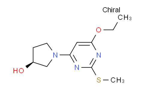 CAS No. 1354018-60-2, (S)-1-(6-Ethoxy-2-(methylthio)pyrimidin-4-yl)pyrrolidin-3-ol
