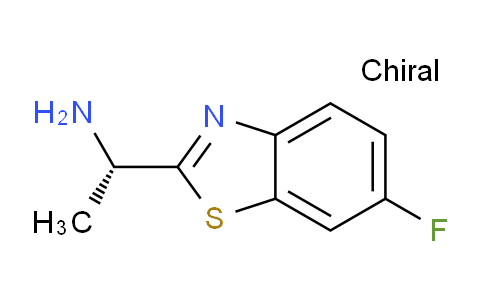 CAS No. 221654-69-9, (S)-1-(6-Fluorobenzo[d]thiazol-2-yl)ethanamine