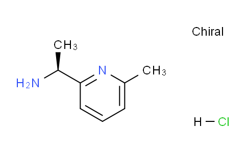 CAS No. 1391591-51-7, (S)-1-(6-Methylpyridin-2-yl)ethanamine hydrochloride