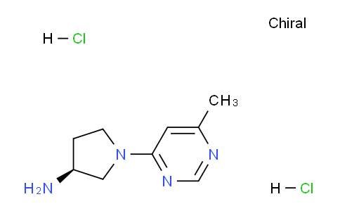 CAS No. 1365937-06-9, (S)-1-(6-Methylpyrimidin-4-yl)pyrrolidin-3-amine dihydrochloride
