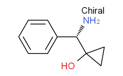 CAS No. 1391730-00-9, (S)-1-(Amino(phenyl)methyl)cyclopropanol