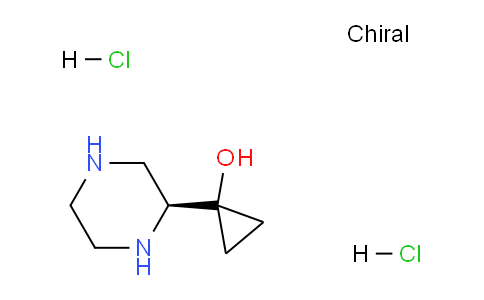 CAS No. 1206625-48-0, (S)-1-(Piperazin-2-yl)cyclopropanol dihydrochloride