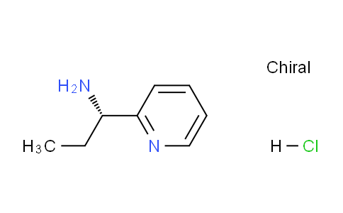 CAS No. 339312-61-7, (S)-1-(Pyridin-2-yl)propan-1-amine hydrochloride