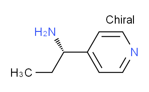 CAS No. 186029-03-8, (S)-1-(Pyridin-4-yl)propan-1-amine