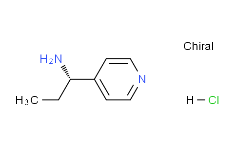 CAS No. 1311254-93-9, (S)-1-(Pyridin-4-yl)propan-1-amine hydrochloride