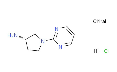 CAS No. 1421026-05-2, (S)-1-(Pyrimidin-2-yl)pyrrolidin-3-amine hydrochloride