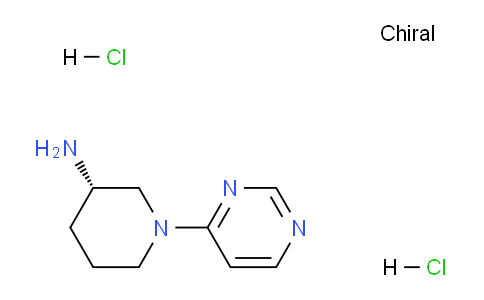 CAS No. 1439894-52-6, (S)-1-(Pyrimidin-4-yl)piperidin-3-amine dihydrochloride