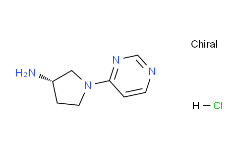 CAS No. 1365936-46-4, (S)-1-(Pyrimidin-4-yl)pyrrolidin-3-amine hydrochloride