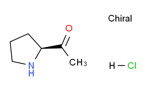 CAS No. 90427-71-7, (S)-1-(Pyrrolidin-2-yl)ethanone hydrochloride