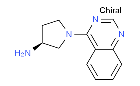 CAS No. 1365937-12-7, (S)-1-(Quinazolin-4-yl)pyrrolidin-3-amine