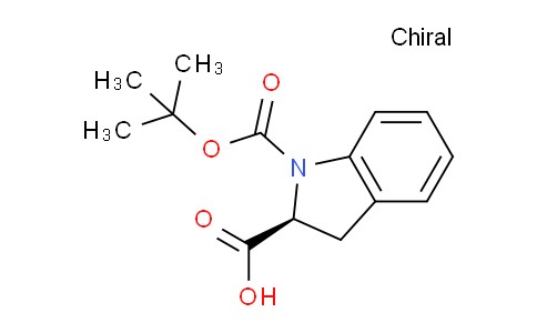 CAS No. 144069-67-0, (S)-1-(tert-Butoxycarbonyl)indoline-2-carboxylic acid