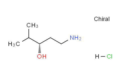 CAS No. 1956436-90-0, (S)-1-Amino-4-methylpentan-3-ol hydrochloride
