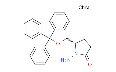 CAS No. 1190392-77-8, (S)-1-Amino-5-((trityloxy)methyl)pyrrolidin-2-one