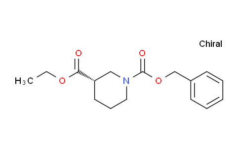 CAS No. 174699-11-7, (S)-1-Benzyl 3-ethyl piperidine-1,3-dicarboxylate