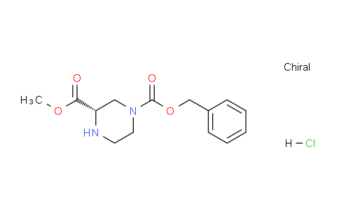 CAS No. 1217471-97-0, (S)-1-Benzyl 3-methyl piperazine-1,3-dicarboxylate hydrochloride