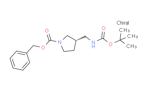 CAS No. 1217708-58-1, (S)-1-Cbz-3-(Boc-aminomethyl)pyrrolidine