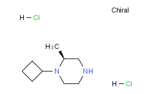 CAS No. 1227610-42-5, (S)-1-cyclobutyl-2-methylpiperazine 2hcl