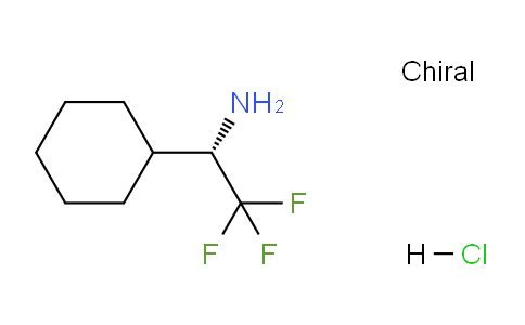 CAS No. 336105-50-1, (S)-1-Cyclohexyl-2,2,2-trifluoro-ethylamine hydrochloride