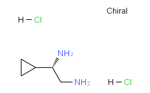 CAS No. 1958125-84-2, (S)-1-Cyclopropylethane-1,2-diamine dihydrochloride
