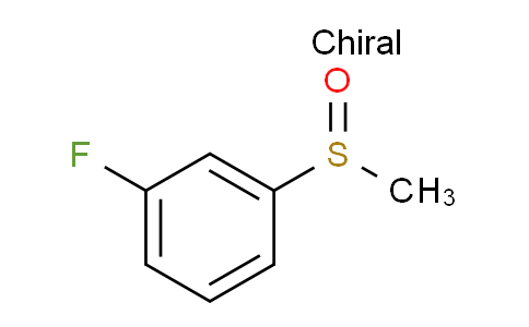 CAS No. 209852-82-4, (S)-1-Fluoro-3-(methylsulfinyl)benzene