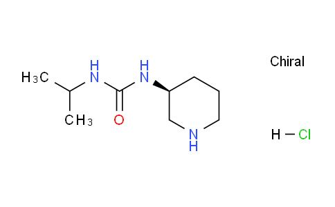 CAS No. 1338222-56-2, (S)-1-Isopropyl-3-(piperidin-3-yl)urea hydrochloride
