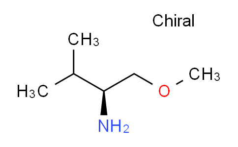 CAS No. 64715-88-4, (S)-1-Methoxy-3-methylbutan-2-amine