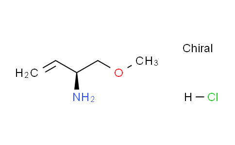 CAS No. 1956437-14-1, (S)-1-Methoxybut-3-en-2-amine hydrochloride