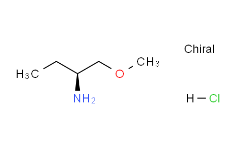 CAS No. 677742-59-5, (S)-1-Methoxybutan-2-amine hydrochloride