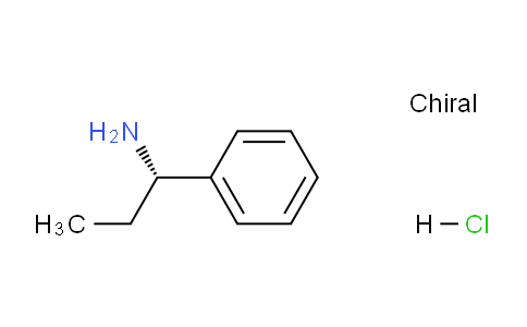 CAS No. 19146-52-2, (S)-1-Phenylpropan-1-amine hydrochloride