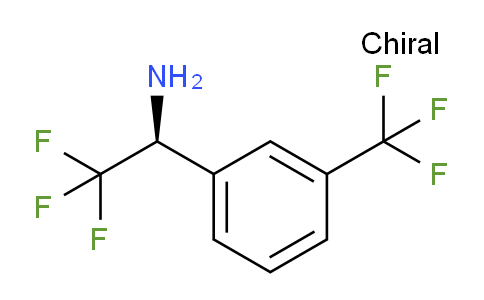 CAS No. 1213368-14-9, (S)-2,2,2-Trifluoro-1-(3-(trifluoromethyl)phenyl)ethanamine