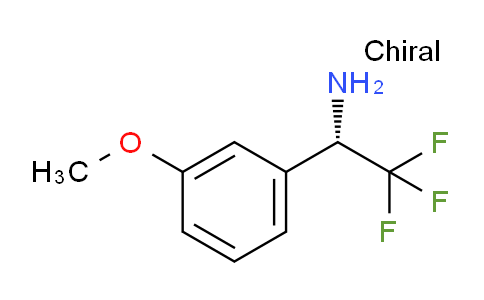 CAS No. 1213137-26-8, (S)-2,2,2-Trifluoro-1-(3-methoxyphenyl)ethanamine