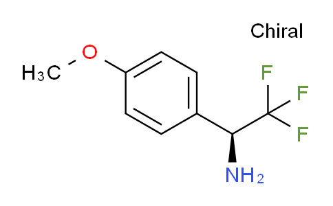 CAS No. 773127-33-6, (S)-2,2,2-Trifluoro-1-(4-methoxyphenyl)ethanamine