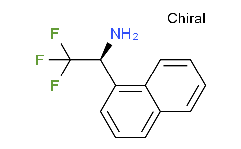 CAS No. 1213116-97-2, (S)-2,2,2-Trifluoro-1-(naphthalen-1-yl)ethanamine