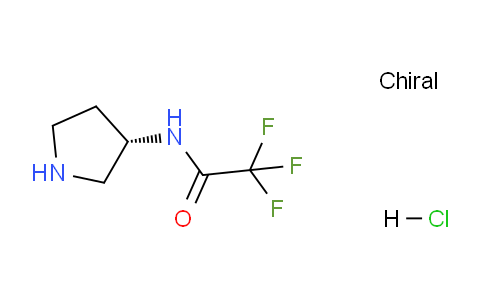 CAS No. 132883-43-3, (S)-2,2,2-Trifluoro-N-(pyrrolidin-3-yl)acetamide hydrochloride