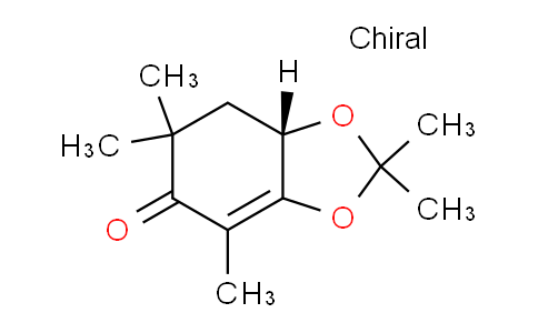 CAS No. 80736-99-8, (S)-2,2,4,6,6-Pentamethyl-7,7a-dihydrobenzo[d][1,3]dioxol-5(6H)-one