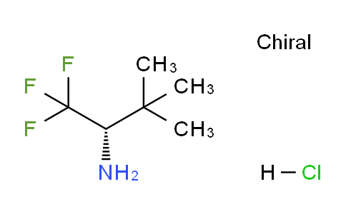 CAS No. 336105-51-2, (S)-2,2-Dimethyl-1-trifluoromethyl-propylamine hydrochloride