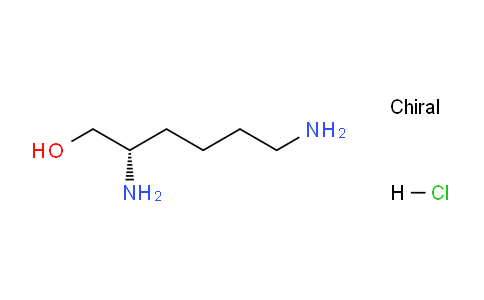 CAS No. 1035189-62-8, (S)-2,6-Diaminohexan-1-ol hydrochloride