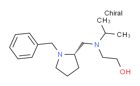 CAS No. 1354002-58-6, (S)-2-(((1-Benzylpyrrolidin-2-yl)methyl)(isopropyl)amino)ethanol
