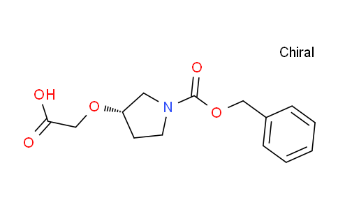 CAS No. 1354000-32-0, (S)-2-((1-((Benzyloxy)carbonyl)pyrrolidin-3-yl)oxy)acetic acid