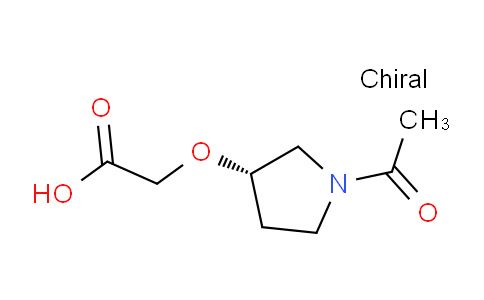 CAS No. 1354000-64-8, (S)-2-((1-Acetylpyrrolidin-3-yl)oxy)acetic acid