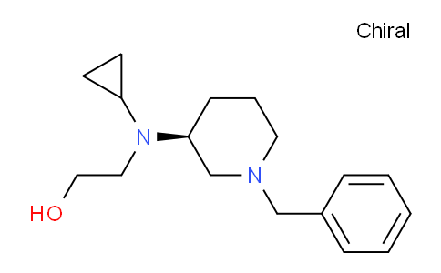 CAS No. 1353996-34-5, (S)-2-((1-Benzylpiperidin-3-yl)(cyclopropyl)amino)ethanol