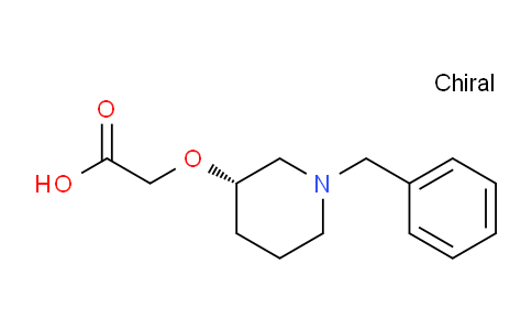 CAS No. 1354008-83-5, (S)-2-((1-Benzylpiperidin-3-yl)oxy)acetic acid