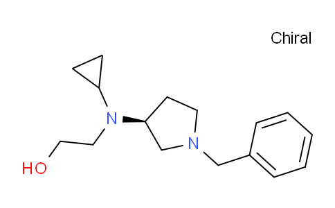 CAS No. 1354011-01-0, (S)-2-((1-Benzylpyrrolidin-3-yl)(cyclopropyl)amino)ethanol