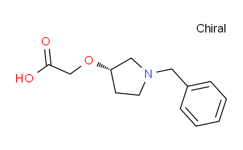 CAS No. 1353992-86-5, (S)-2-((1-Benzylpyrrolidin-3-yl)oxy)acetic acid