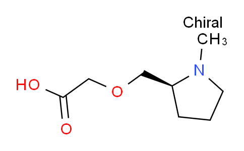 CAS No. 1354008-91-5, (S)-2-((1-Methylpyrrolidin-2-yl)methoxy)acetic acid