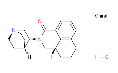 CAS No. 135729-76-9, (S)-2-((1S,3R,4S)-Quinuclidin-3-yl)-2,3,3a,4,5,6-hexahydro-1H-benzo[de]isoquinolin-1-one hydrochloride