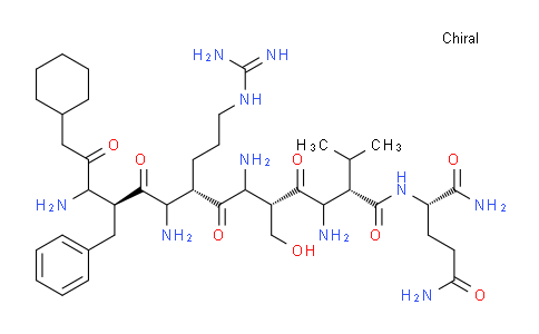 CAS No. 113584-01-3, (S)-2-((2S,5S,8S,11S)-11-Benzyl-14-cyclohexyl-8-(3-guanidinopropyl)-5-(hydroxymethyl)-2-isopropyl-4,7,10,13-tetraoxo-3,6,9,12-tetraazatetradecanamido)pentanediamide